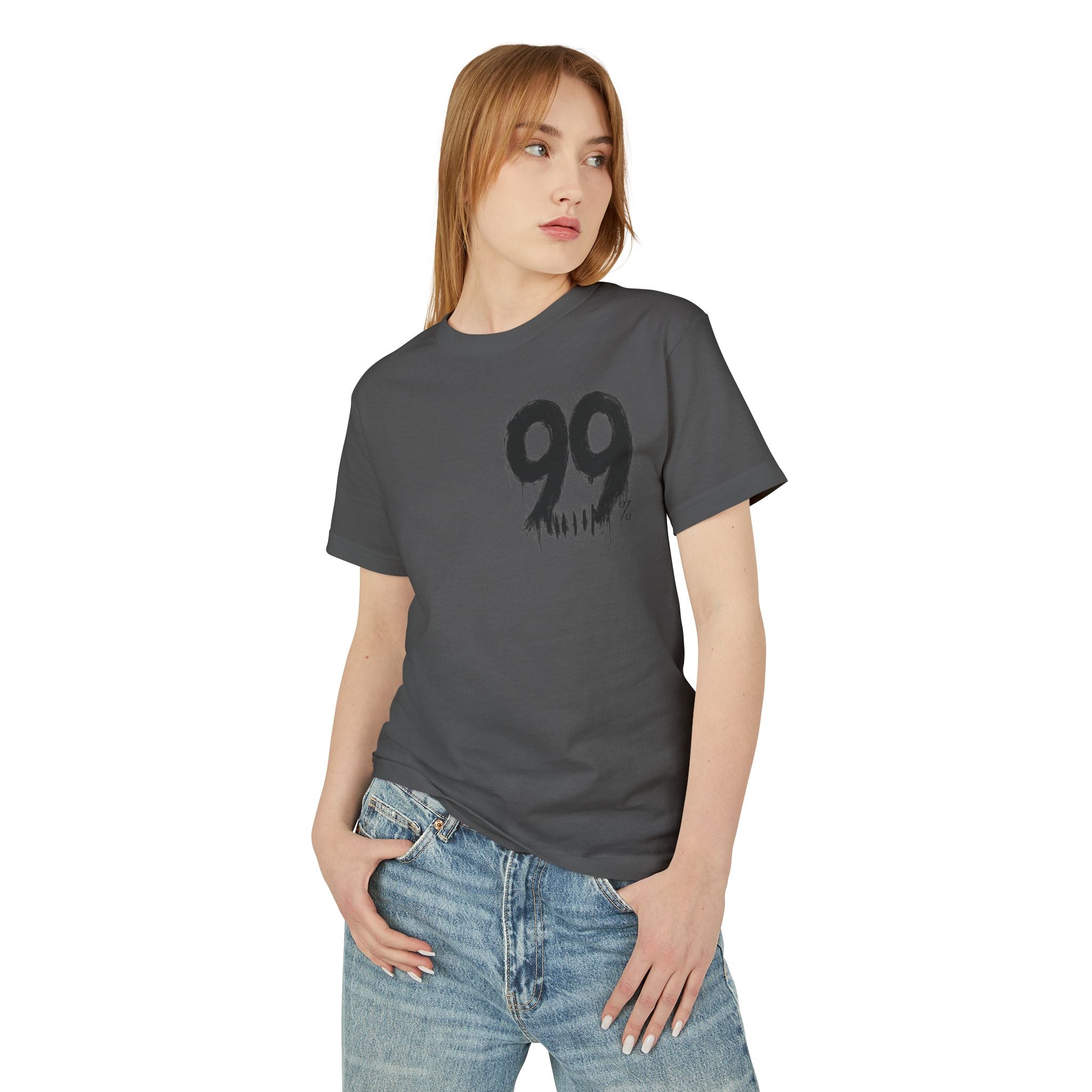 WE ARE — '99' Front & QR Skull Back Streetwear T-Shirt