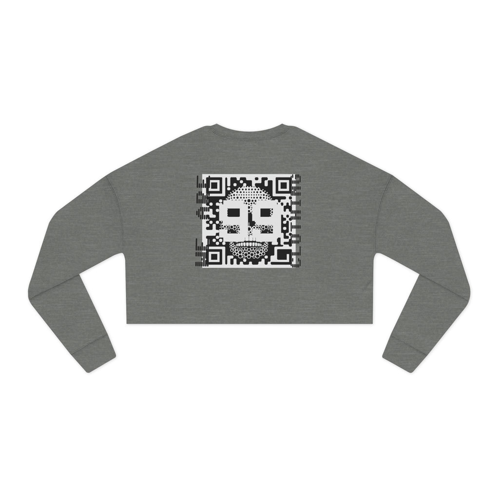 Cropped Sweatshirt — 'We Are' Varsity number Skull  Cropped Crewneck