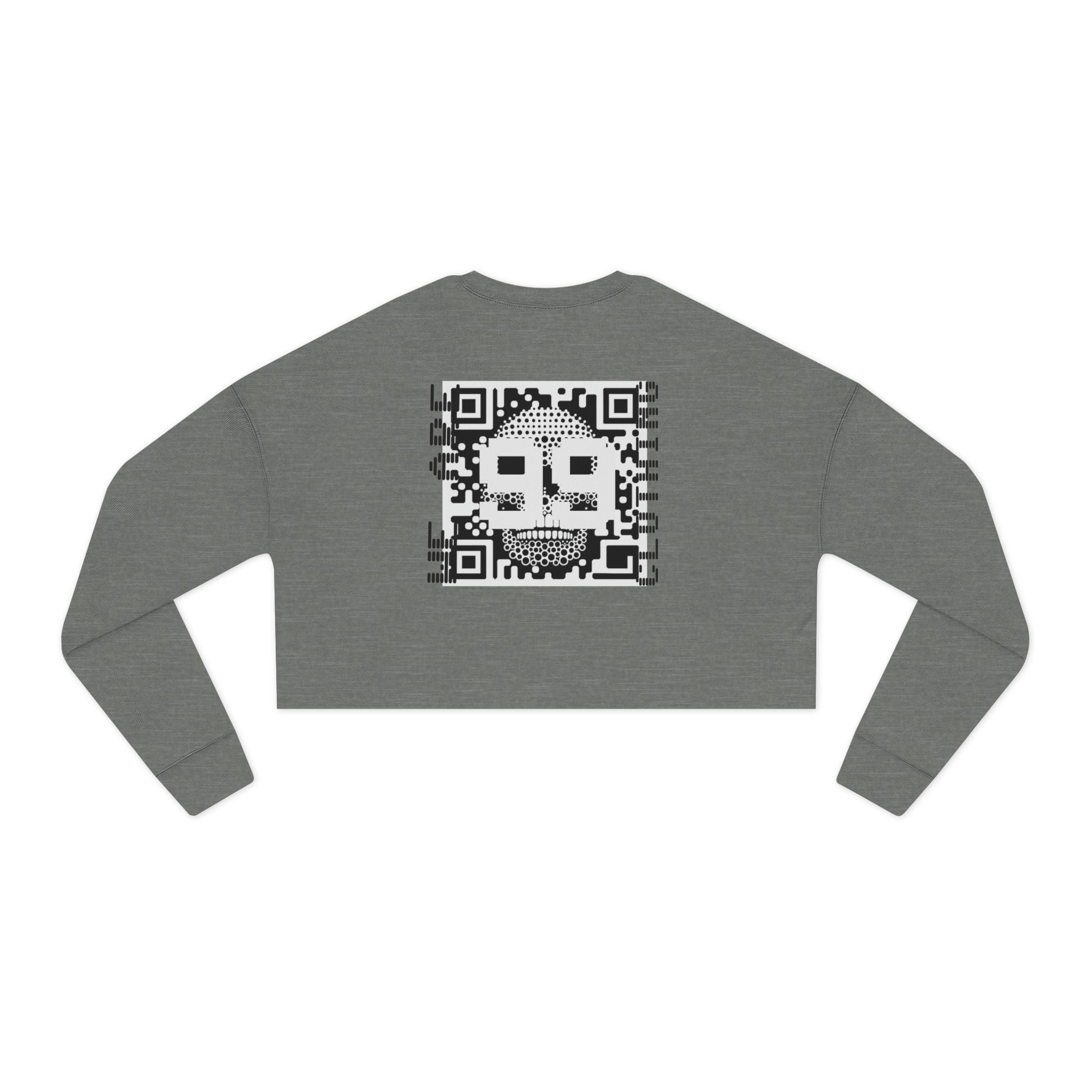 Cropped Sweatshirt — 'We Are' Varsity number Skull  Cropped Crewneck