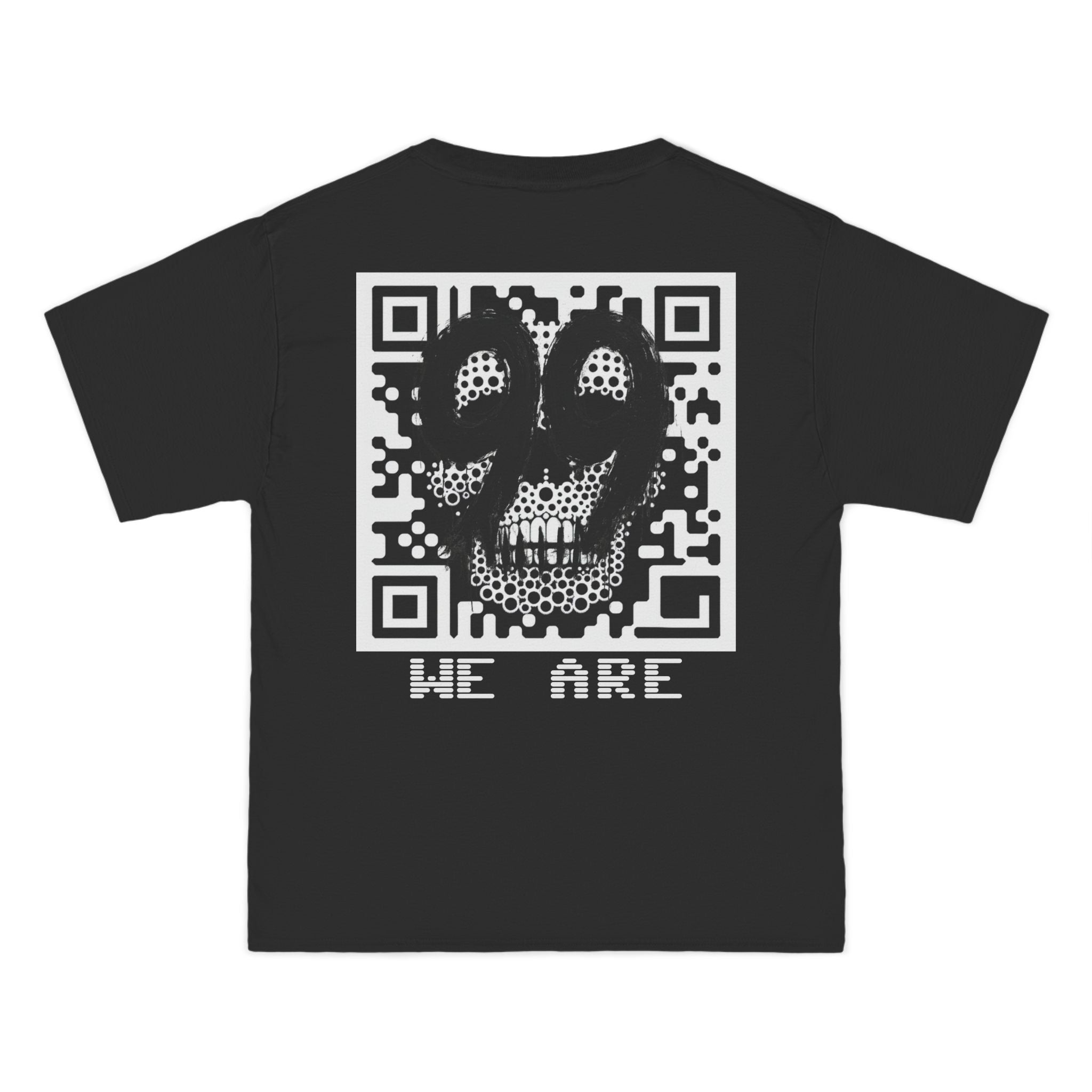 T-Shirt — '99' Drip Front & QR Skull Back Graphic Tee