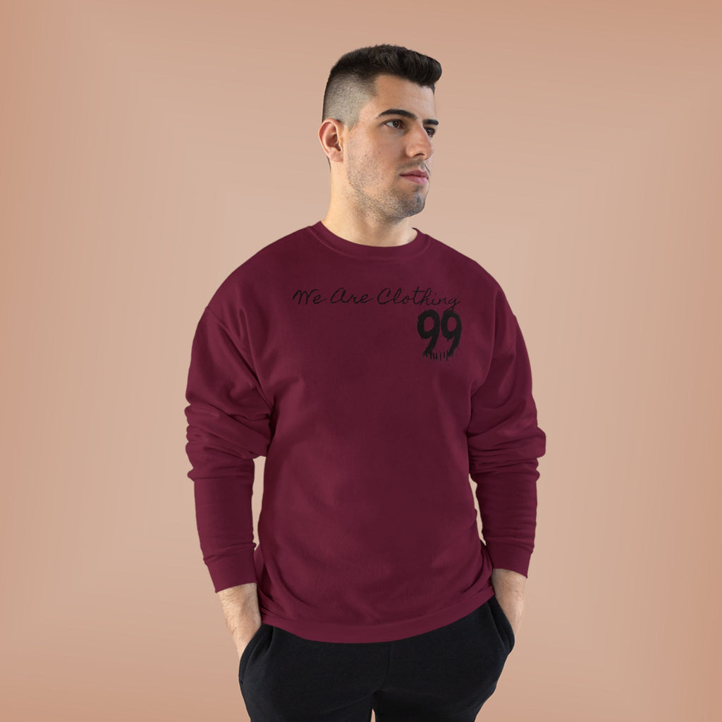 Crewneck Sweatshirt — '99' Drip Graphic Crewneck (Me Are Clothing)