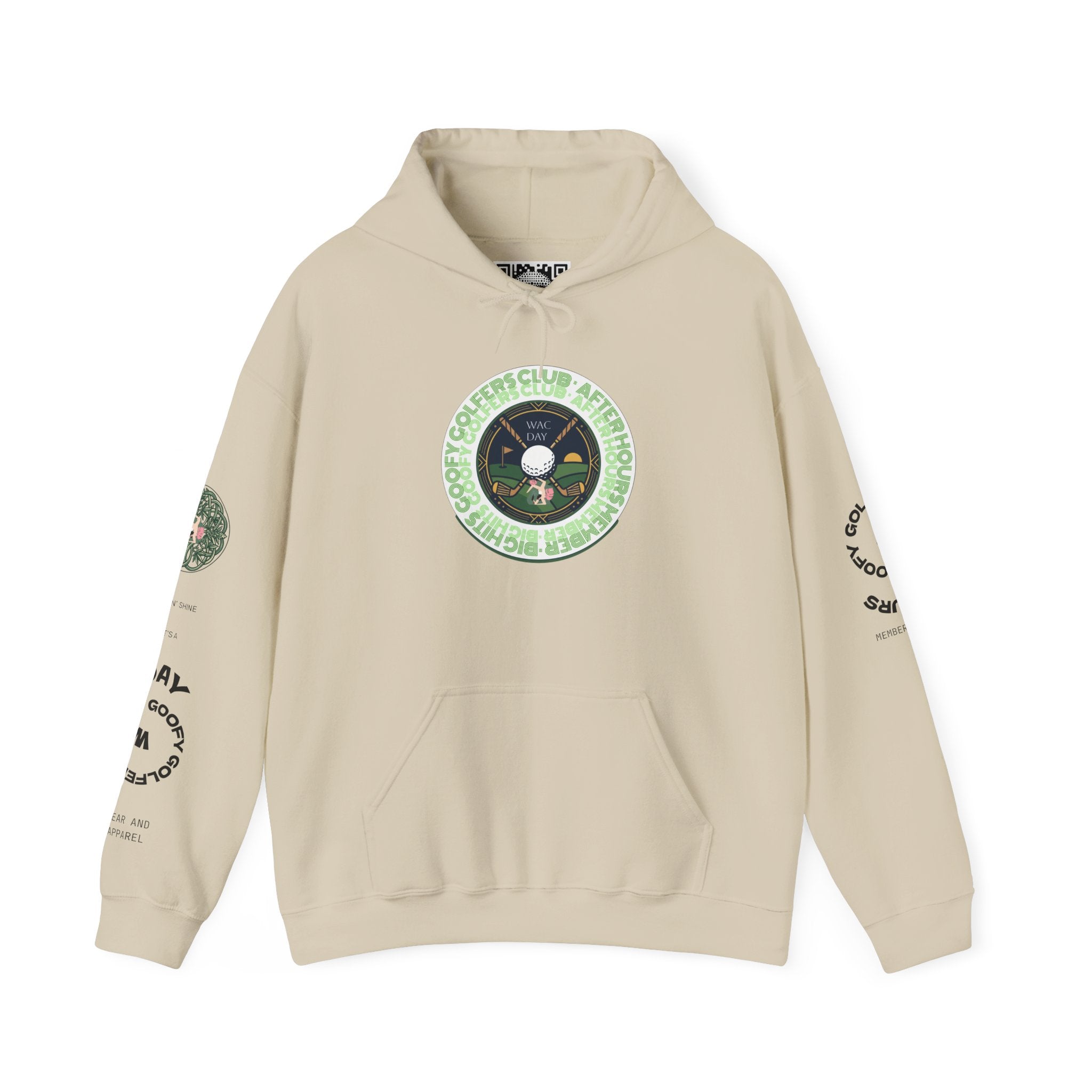 Weekend Fairways Club Hoodie | golf aesthetic, dad-core vintage varsity