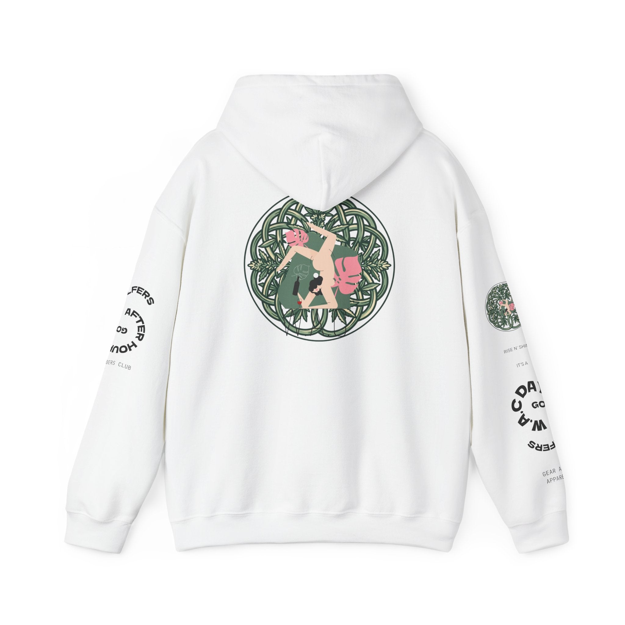 Weekend Fairways Club Hoodie | golf aesthetic, dad-core vintage varsity