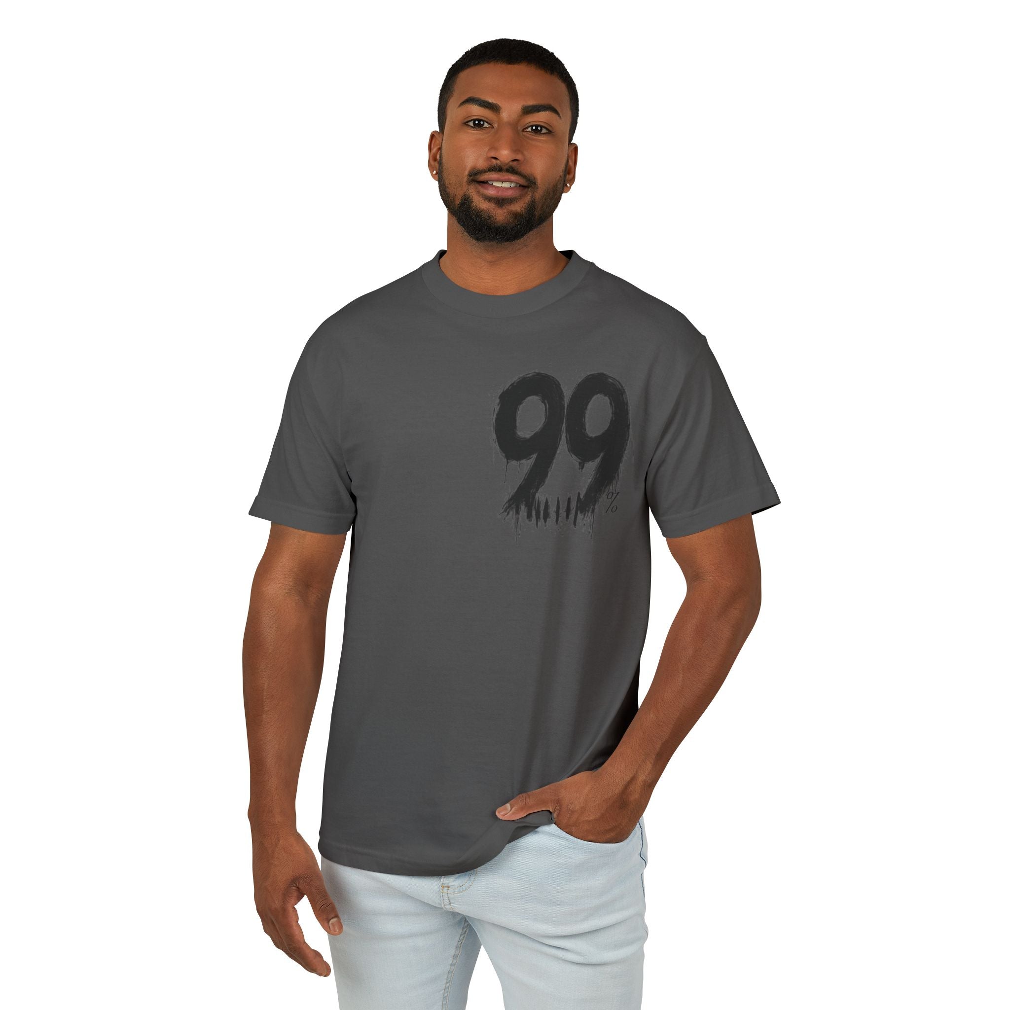 WE ARE — '99' Front & QR Skull Back Streetwear T-Shirt
