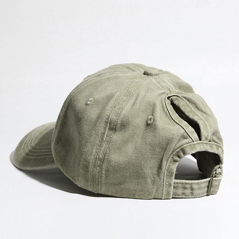 Curved Brim Snapback Hat for Women Outdoor Sports Sun Hat