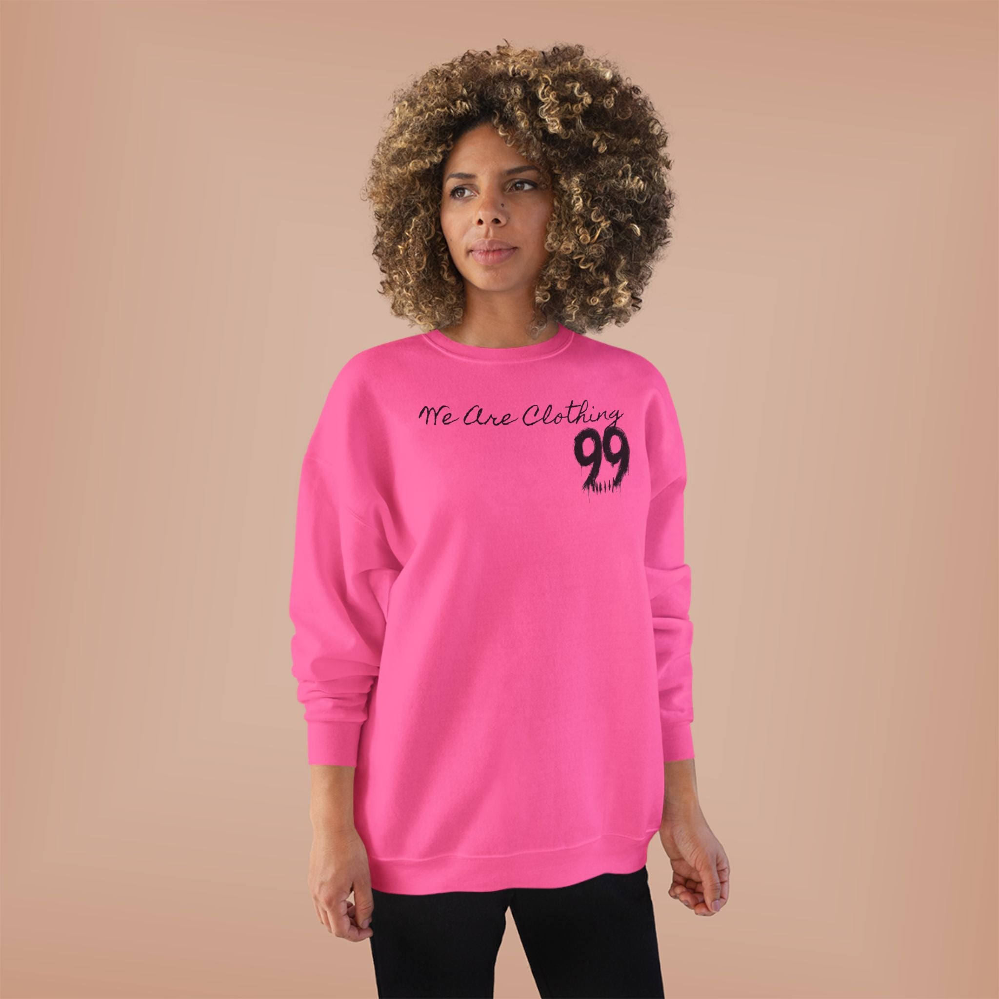 Crewneck Sweatshirt — '99' Drip Graphic Crewneck (Me Are Clothing)