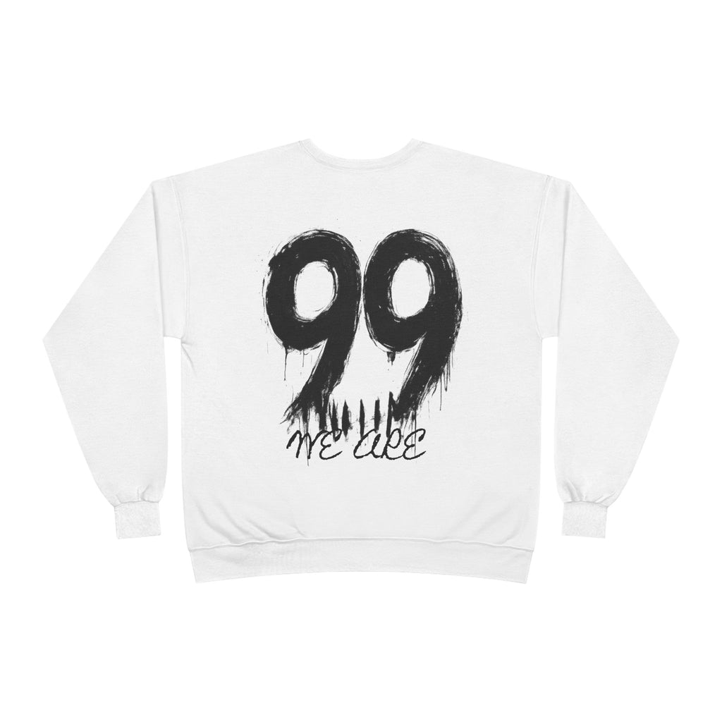Crewneck Sweatshirt — '99' Drip Graphic Crewneck (Me Are Clothing)