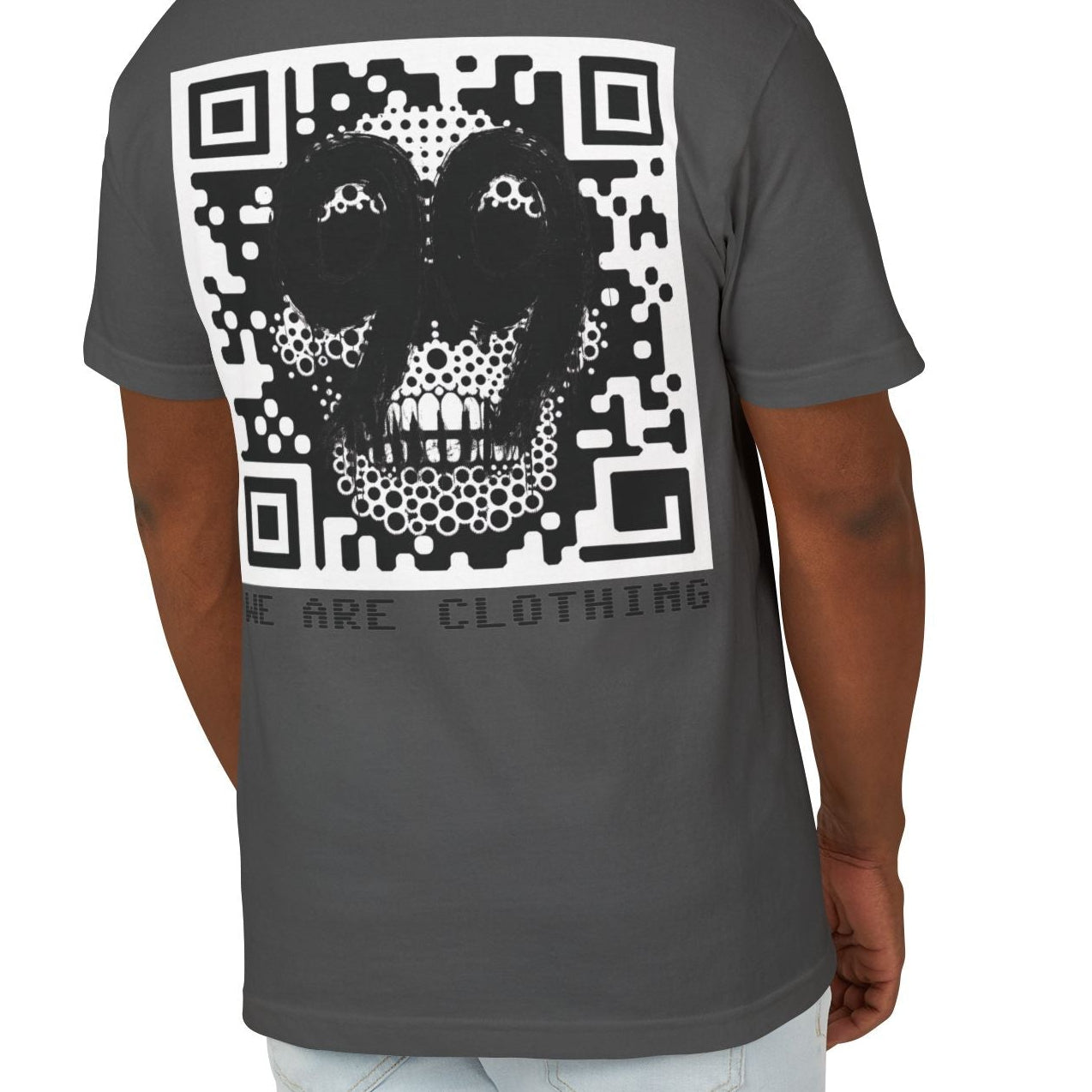WE ARE — '99' Front & QR Skull Back Streetwear T-Shirt