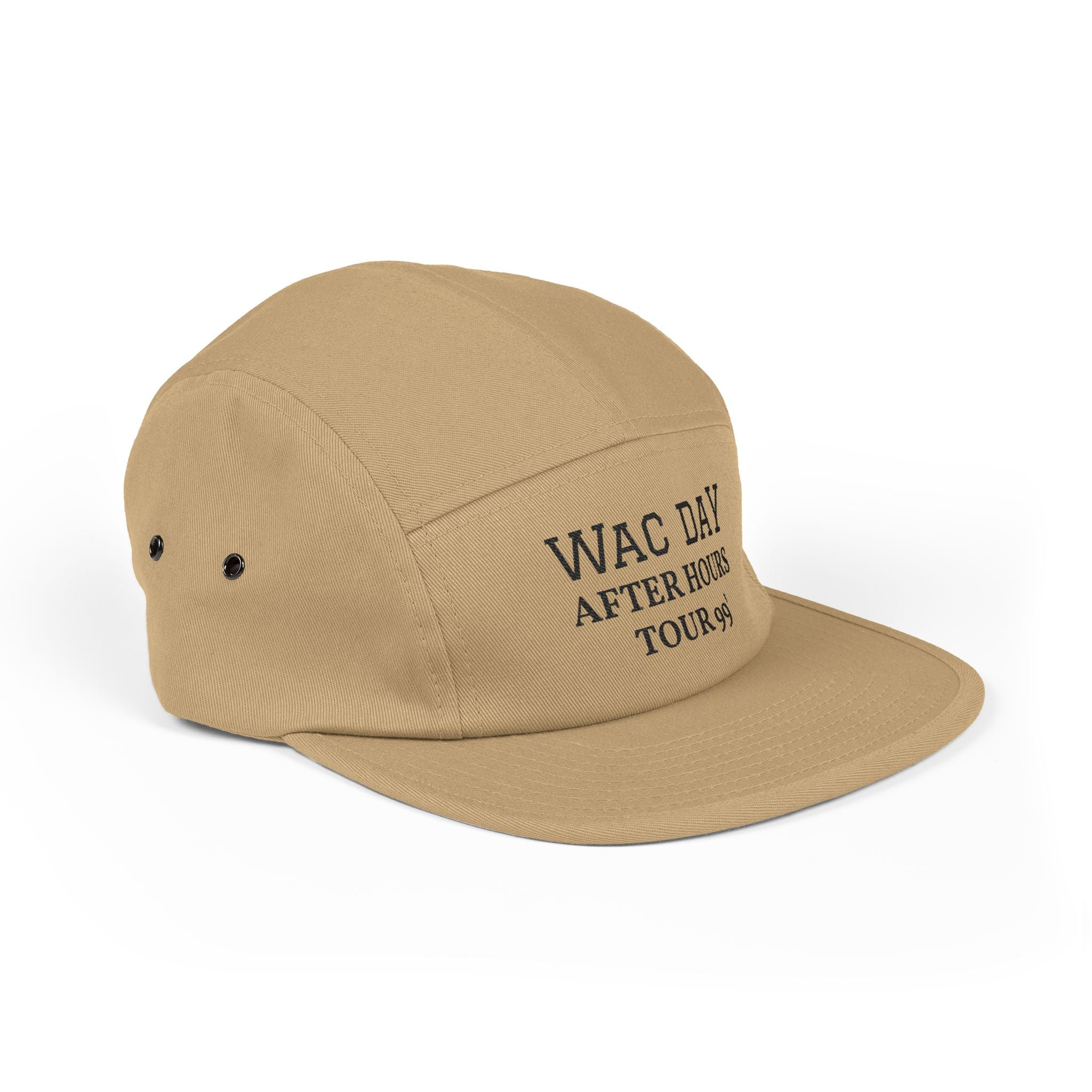 Embroidered 'WAC DAY After Hours Tour 99' 5-Panel Cap — Vintage Tour Hat