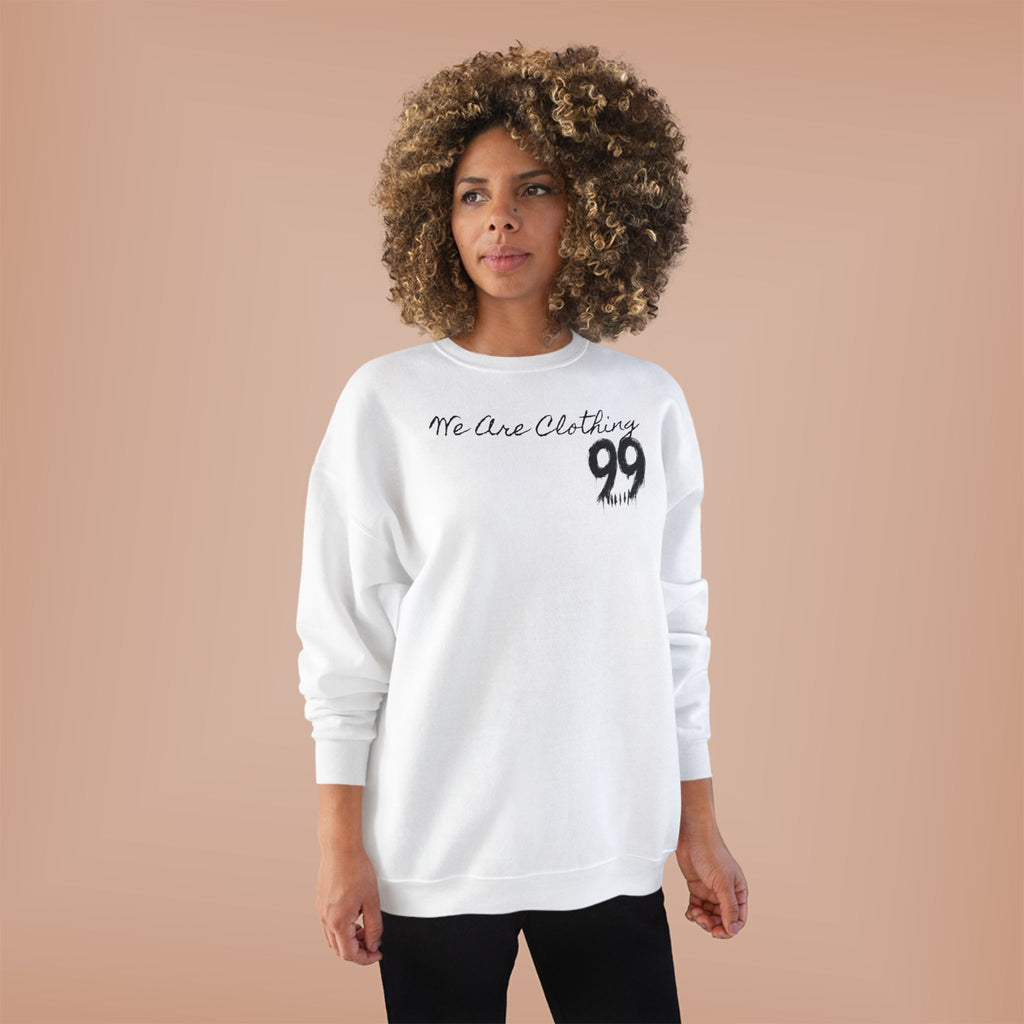Crewneck Sweatshirt — '99' Drip Graphic Crewneck (Me Are Clothing)