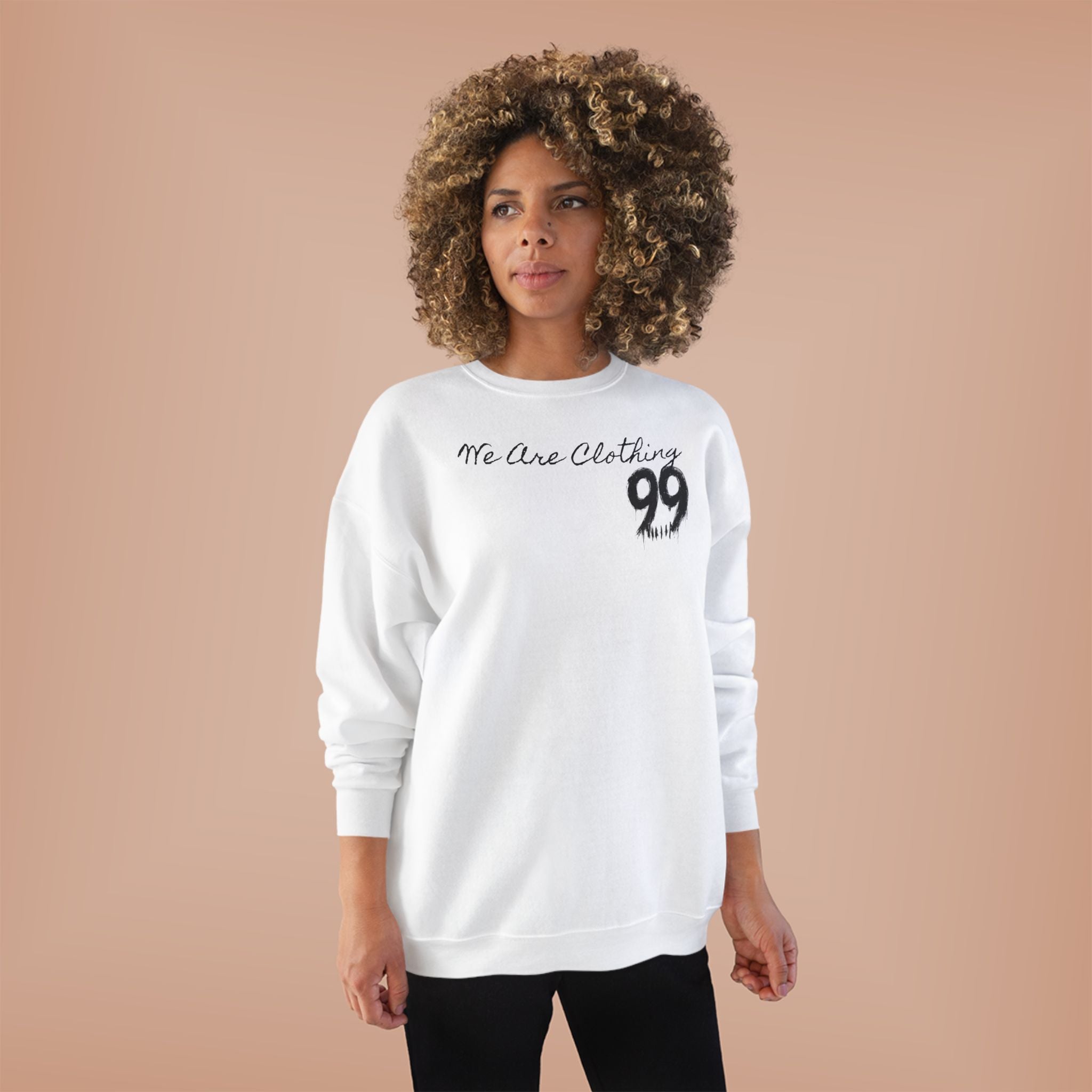 Crewneck Sweatshirt — '99' Drip Graphic Crewneck (Me Are Clothing)