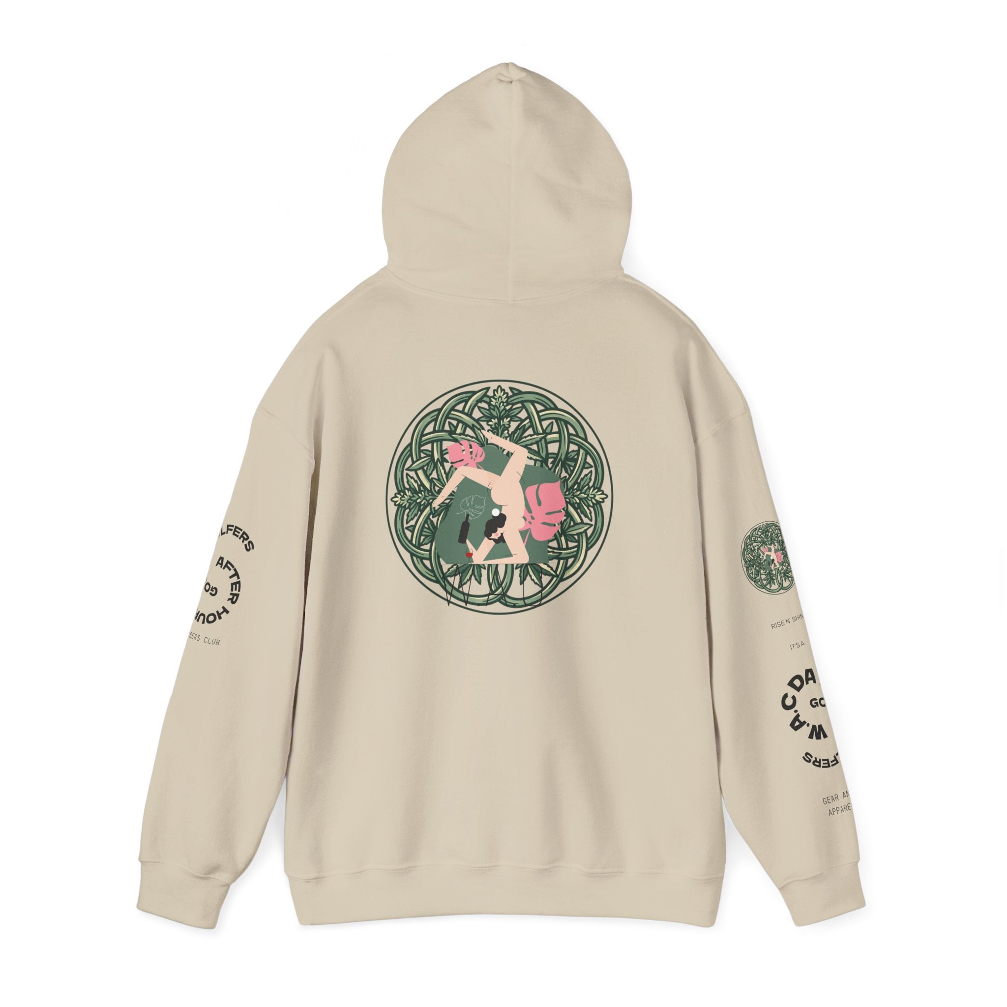 Weekend Fairways Club Hoodie | golf aesthetic, dad-core vintage varsity