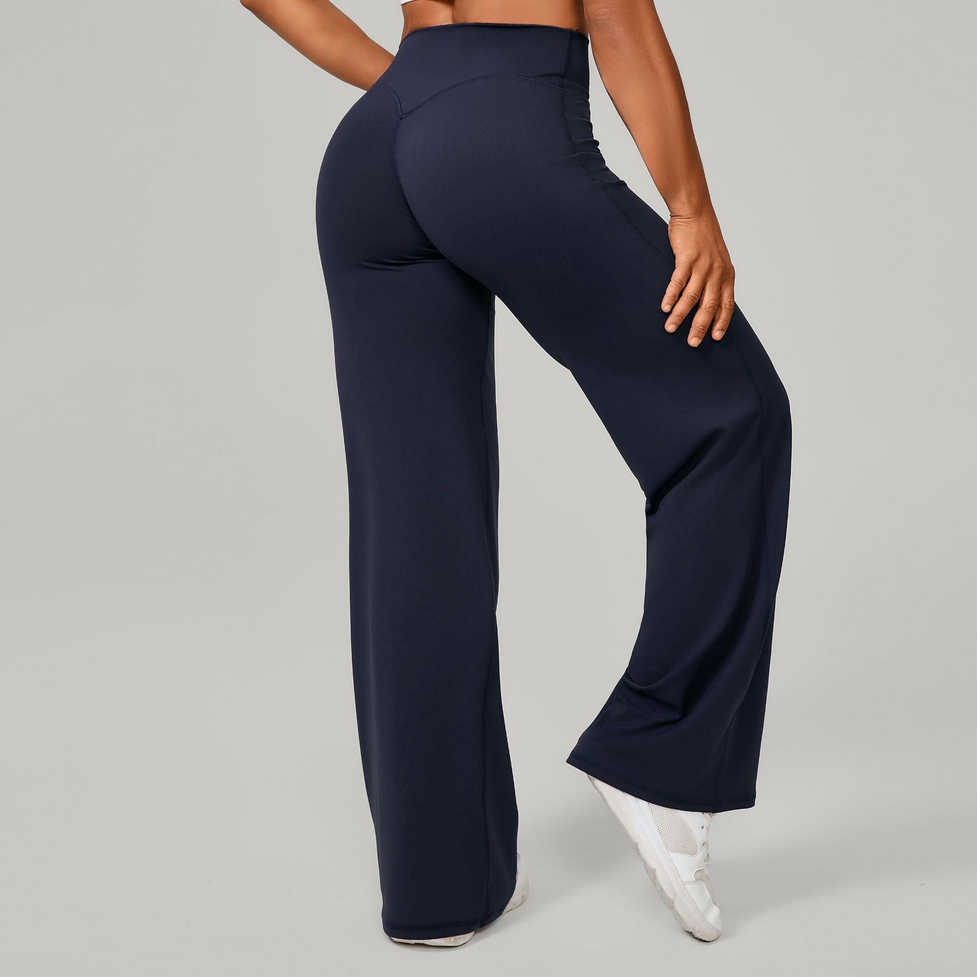 Comfortable High-Waisted Straight Leg Yoga Pants for Women