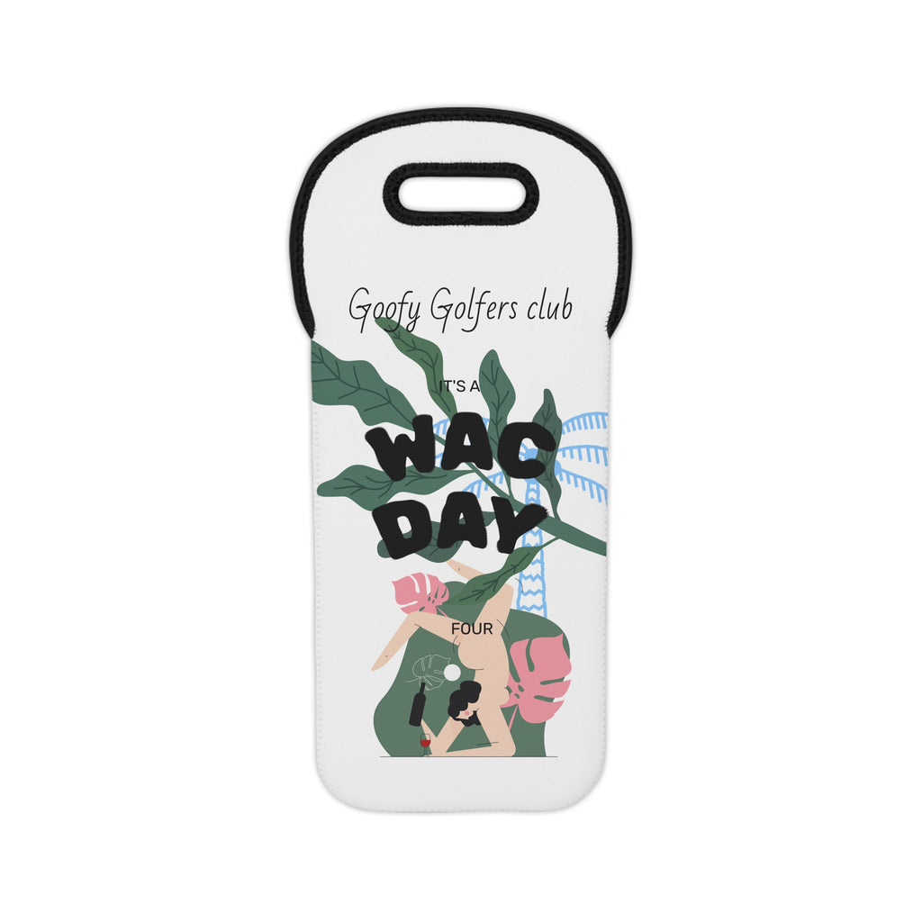Wine Tote — 'Goofy Golfers Club' Wac Day Illustrated Bottle Carrier