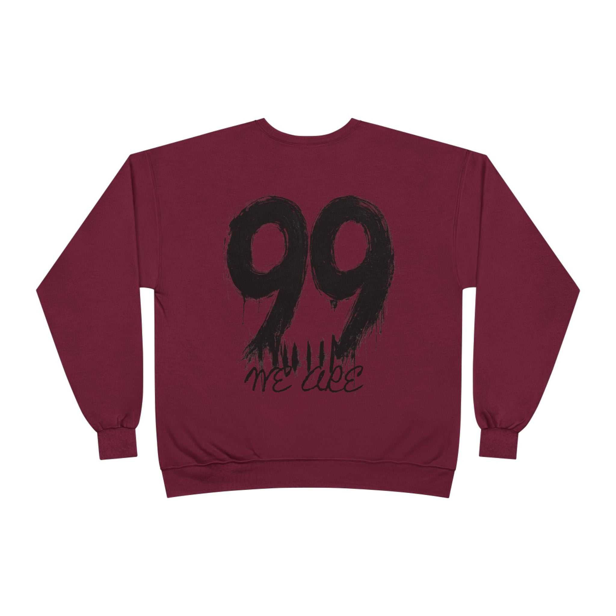 Crewneck Sweatshirt — '99' Drip Graphic Crewneck (Me Are Clothing)