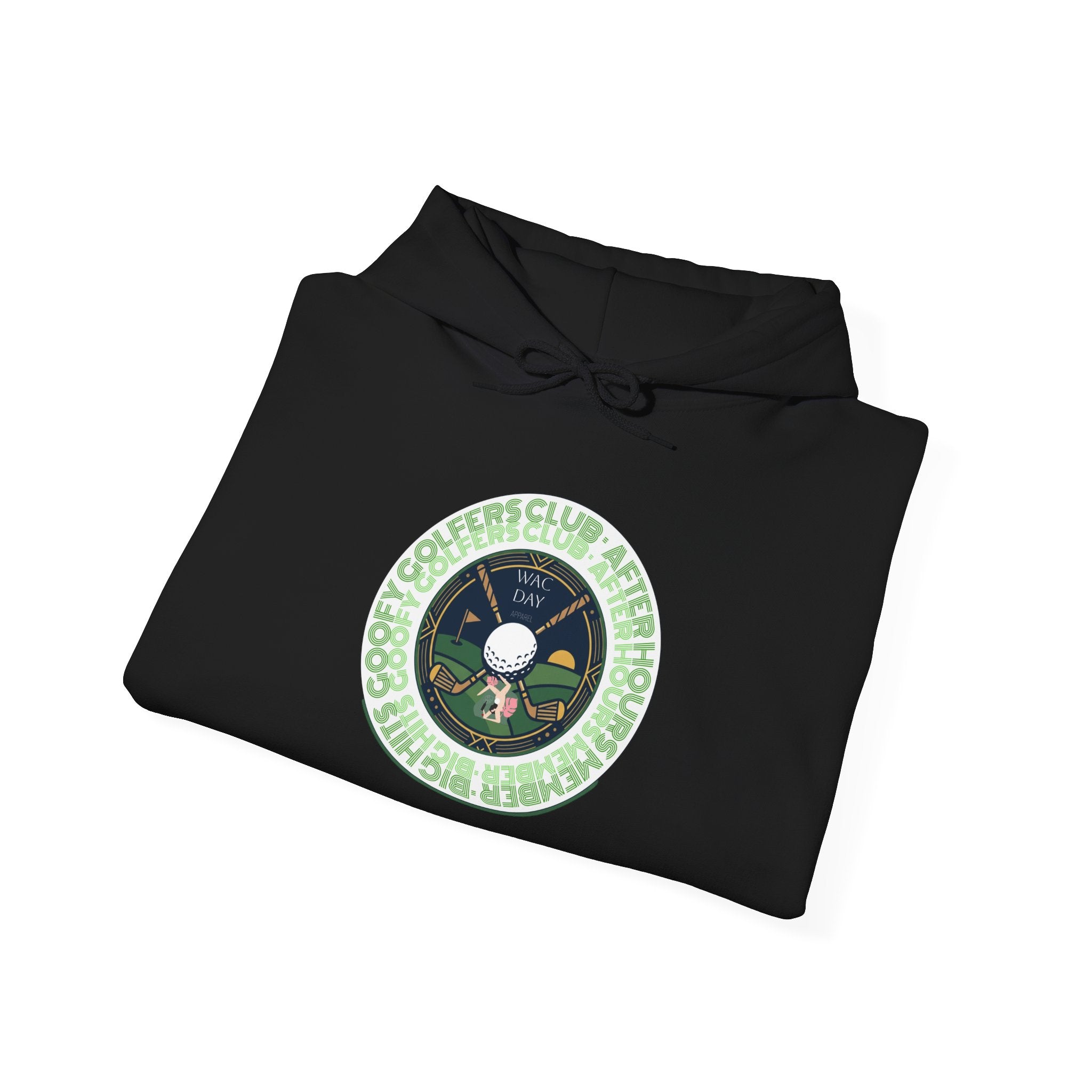 Weekend Fairways Club Hoodie | golf aesthetic, dad-core vintage varsity