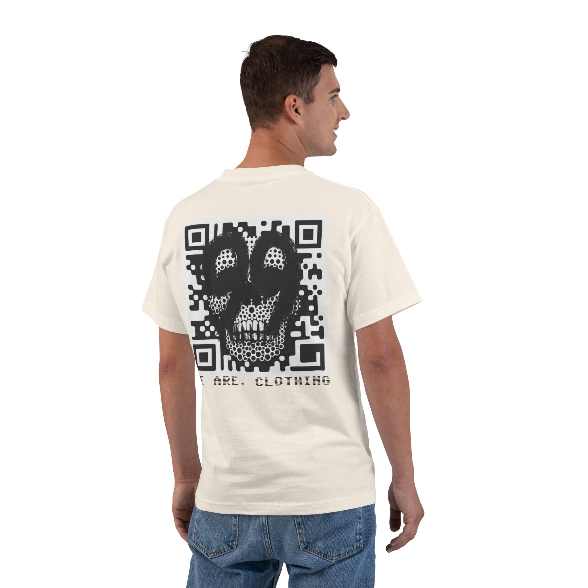 T-Shirt — '99' Drip Front & QR Skull Back Graphic Tee