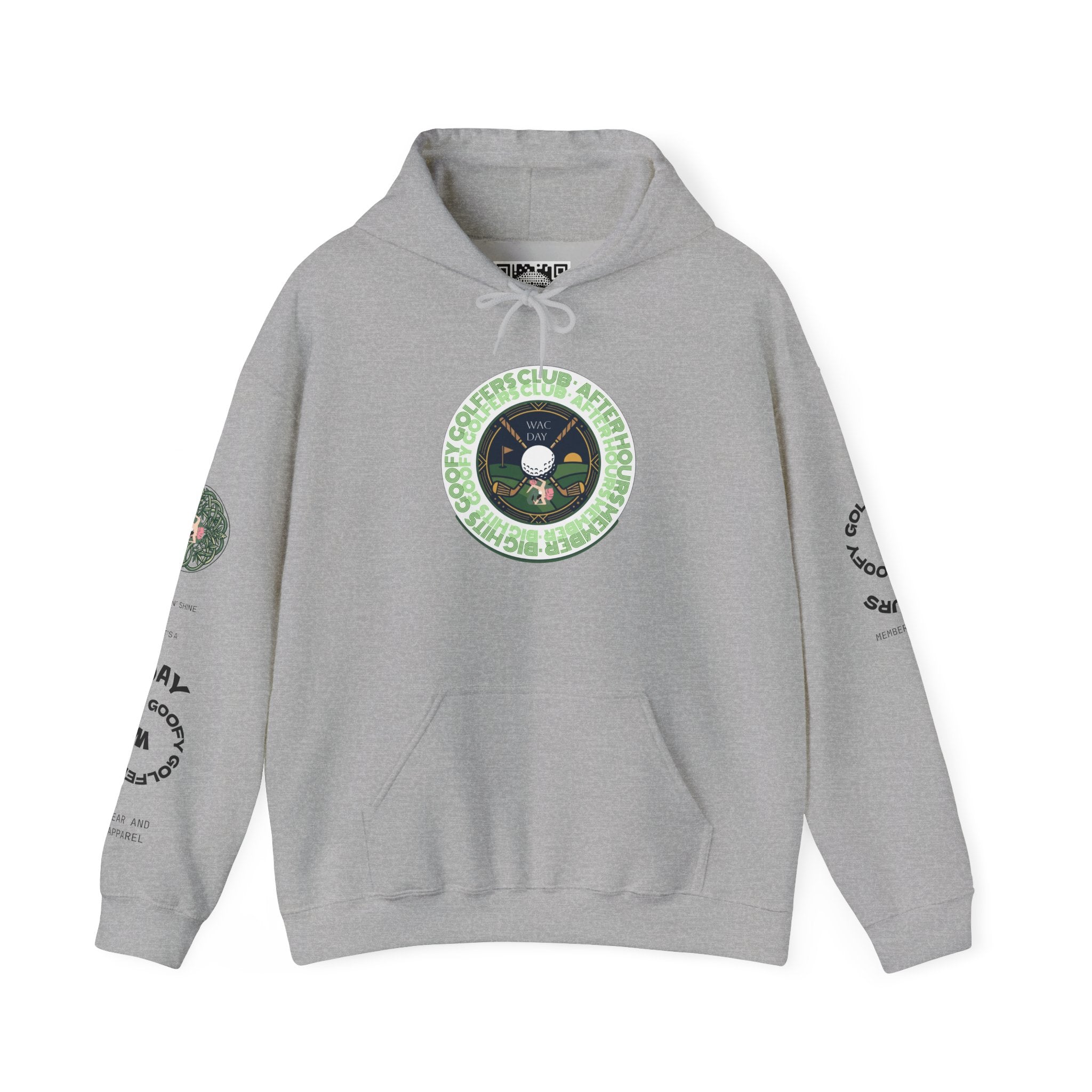 Weekend Fairways Club Hoodie | golf aesthetic, dad-core vintage varsity