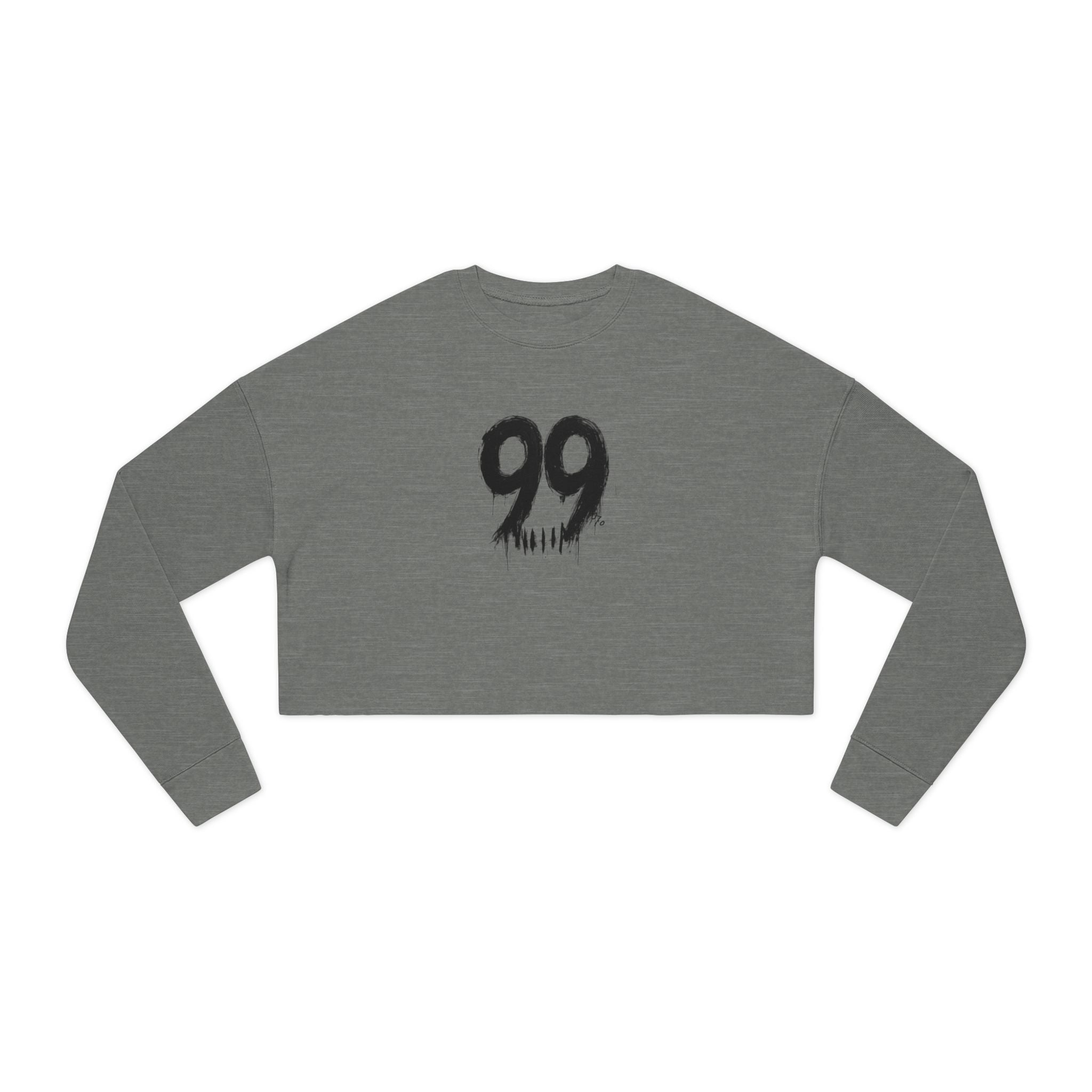 Cropped Sweatshirt — 'We Are' Varsity number Skull  Cropped Crewneck