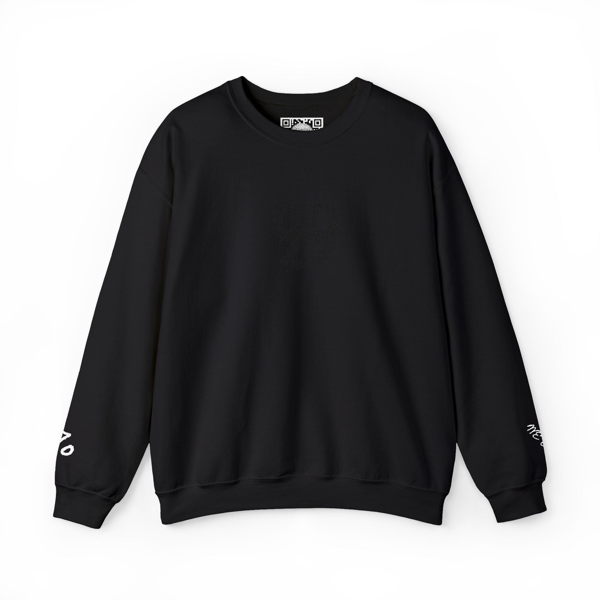 Crewneck Sweatshirt — Subtle Floral '99' Graphic