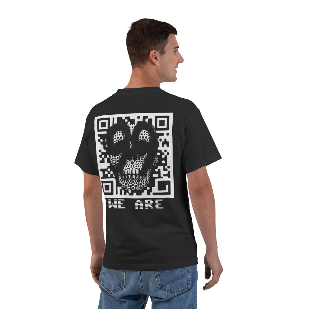 T-Shirt — '99' Drip Front & QR Skull Back Graphic Tee
