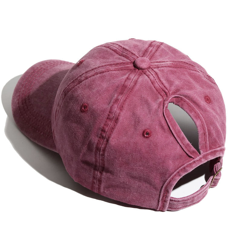 Curved Brim Snapback Hat for Women Outdoor Sports Sun Hat