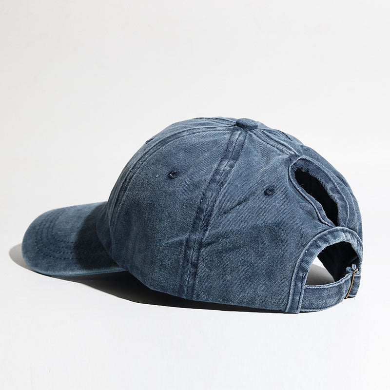 Curved Brim Snapback Hat for Women Outdoor Sports Sun Hat