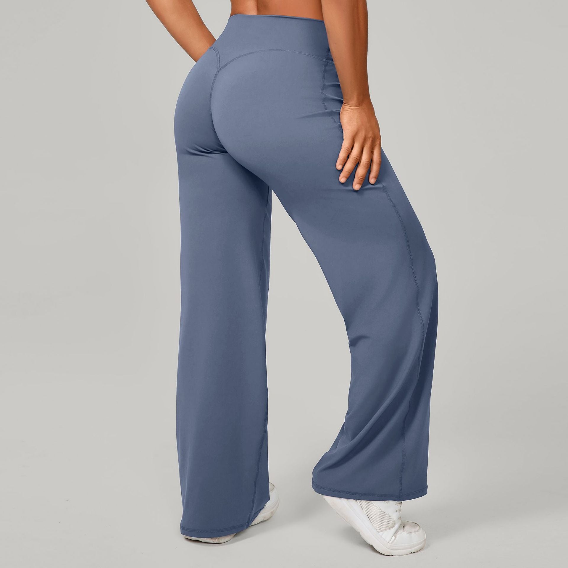Comfortable High-Waisted Straight Leg Yoga Pants for Women